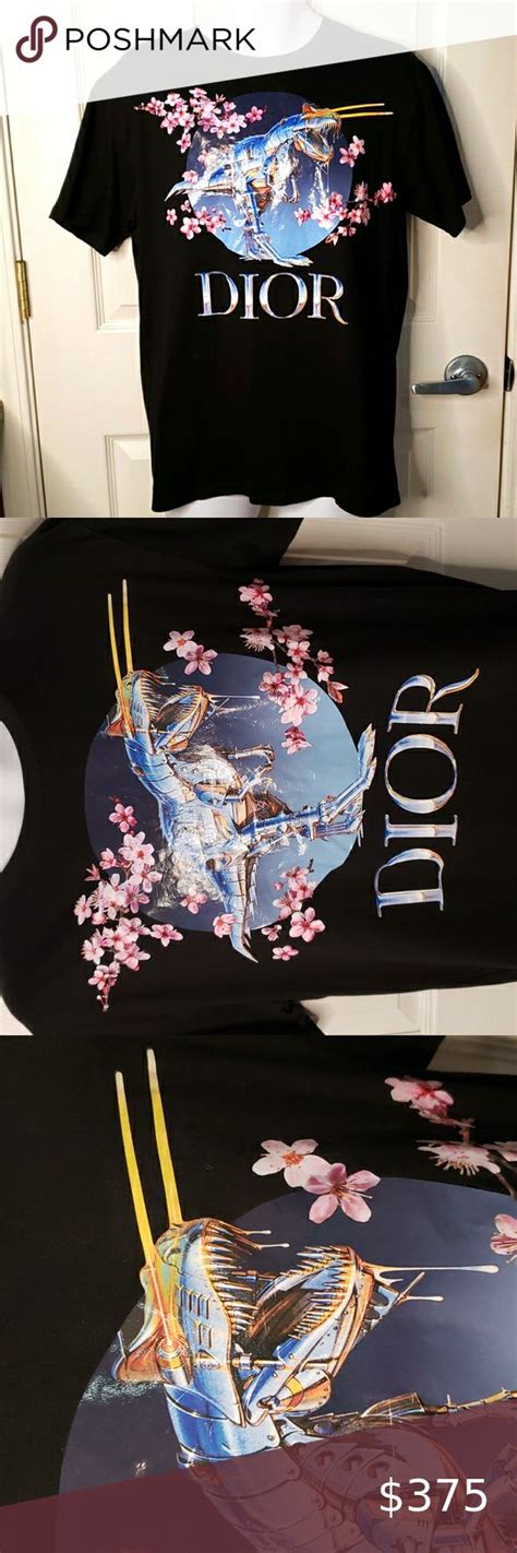 dior hajime sorayama shirt replica dinosaur|sorayama rex cherry blossom shirt.